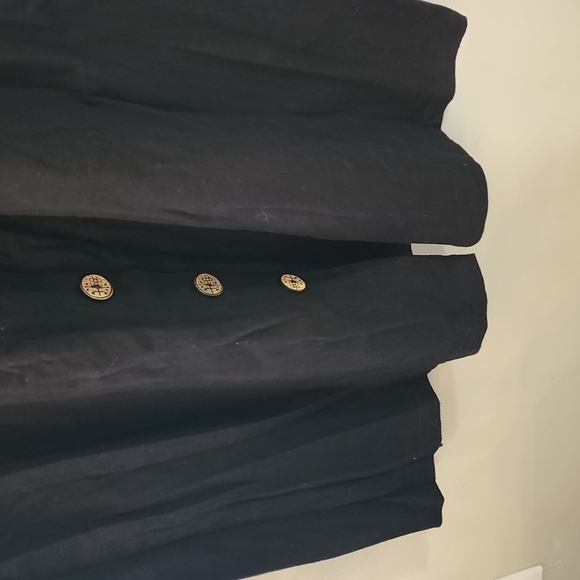 L.G.S. Large Black Floral Embroidered Dress - Picture 2 of 8